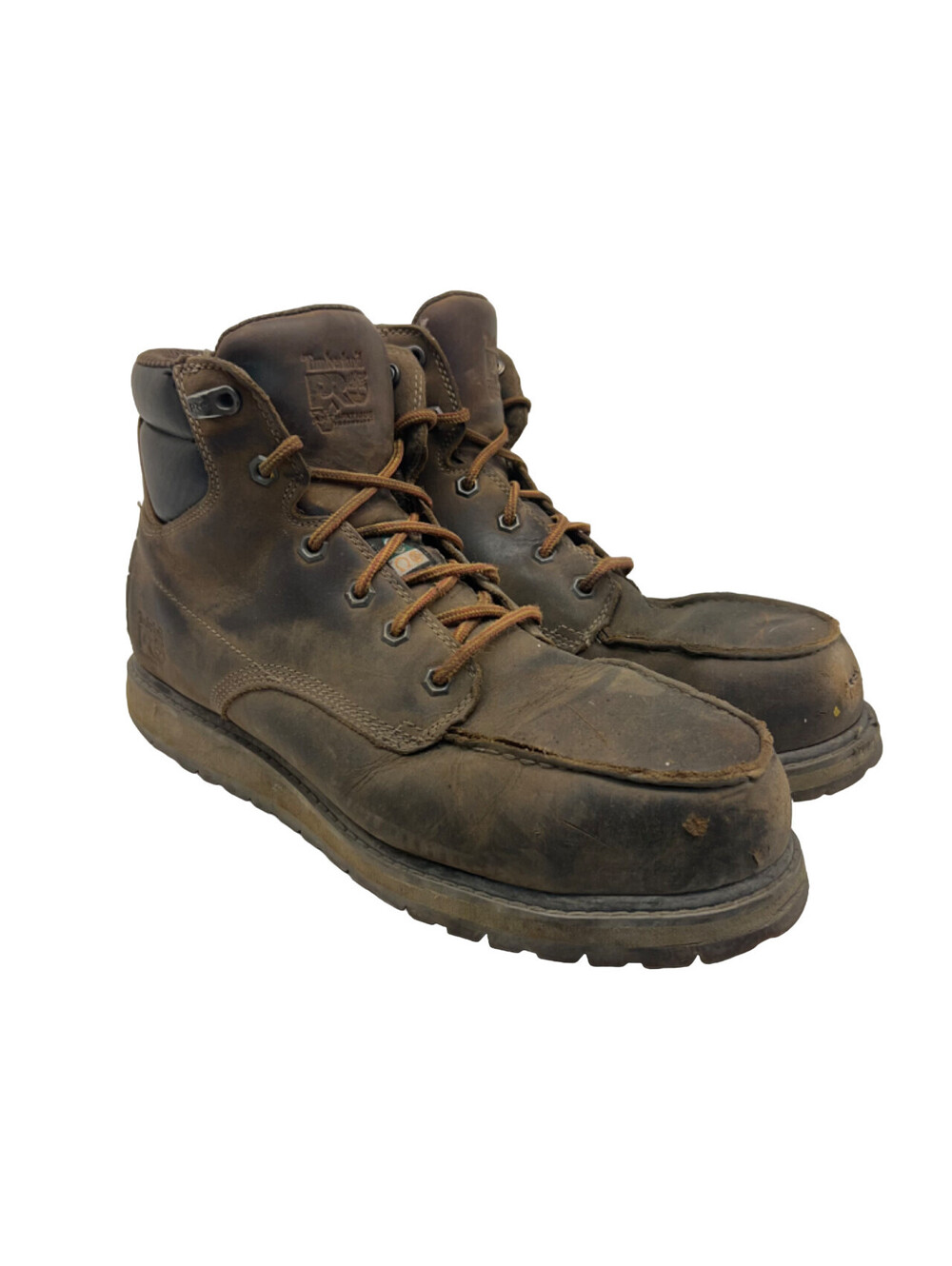 Timberland PRO Men's 6" ATCP Irvine Wedge Work Boots A5NFT Brown Size 10W